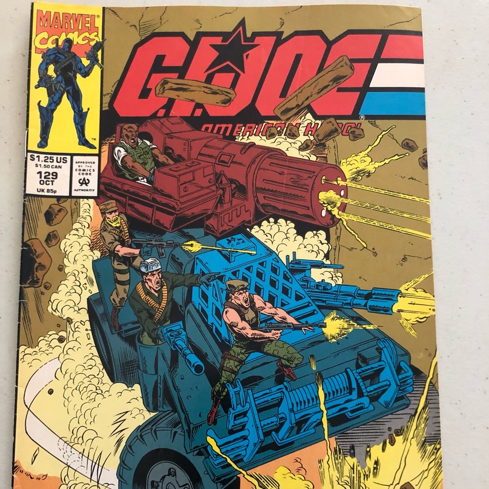 G.I.JOE Comic Book # 129 Oct 1992